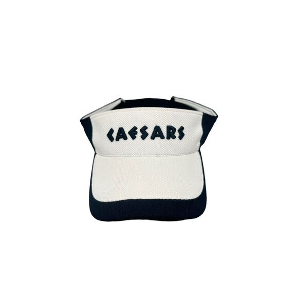 Caesars Golf Two Tone Visor Hat Cap Hat Strap Adjustable Strapback - Picture 3 of 6